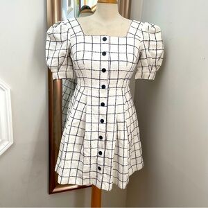 NWT Anthropology Gal meets Glam tweed mini dress size 0